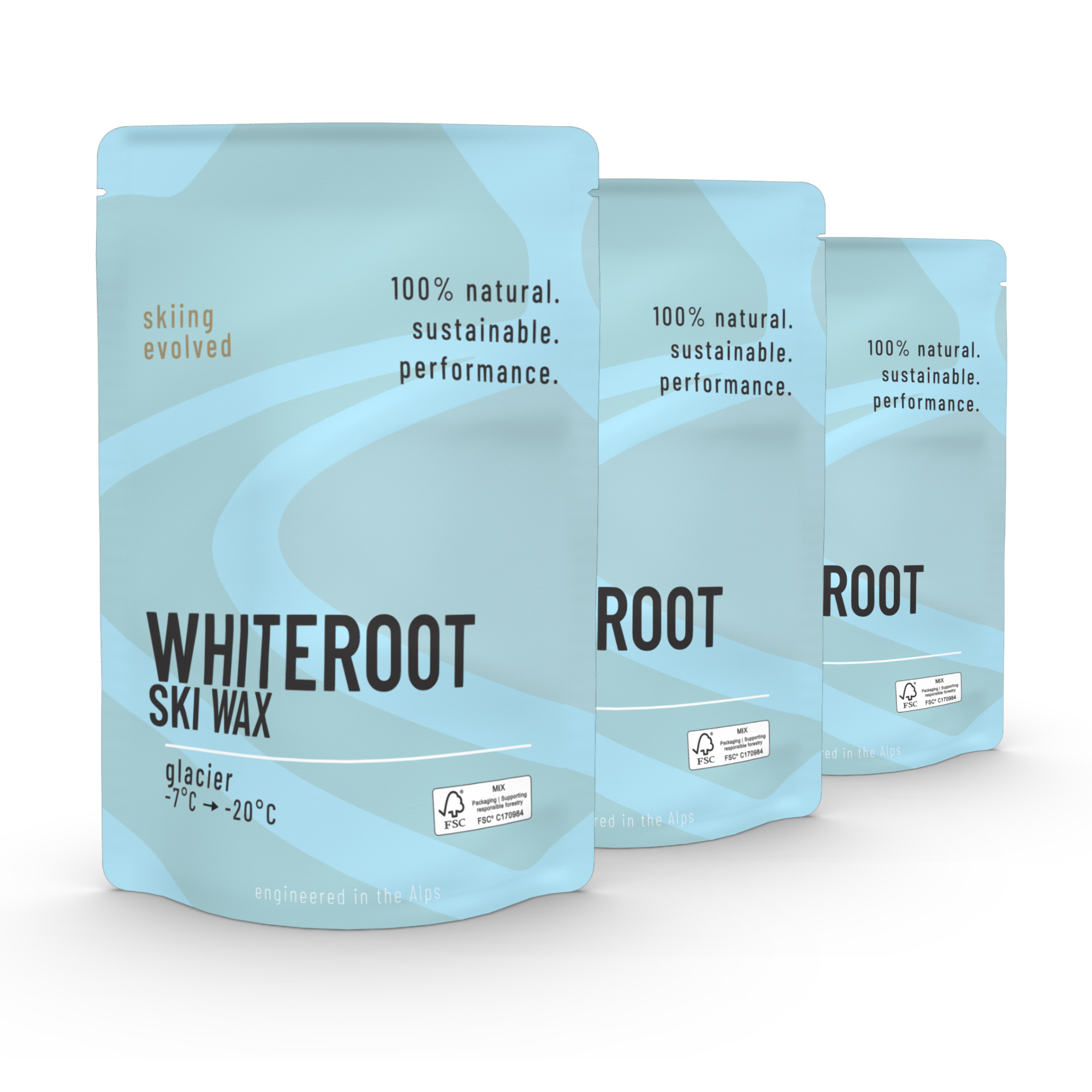 WhiteRoot Glacier — 3er-Set